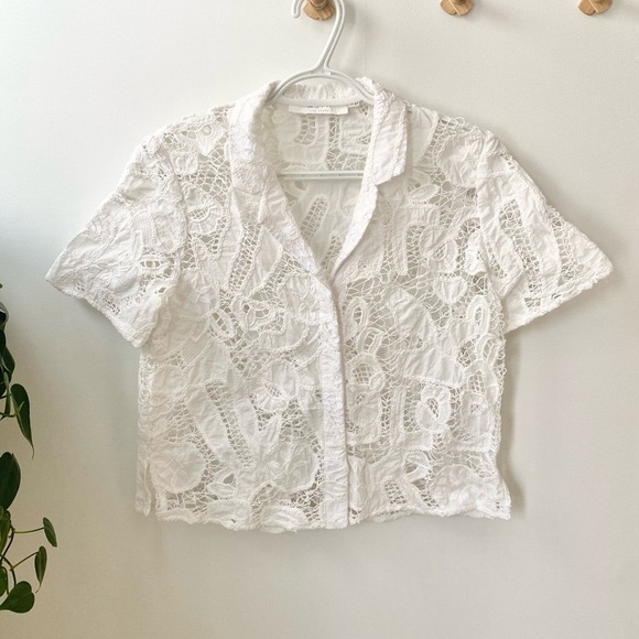 ASTR the Label Tourist Lace Short Sleeve Top - Picture 6 of 10